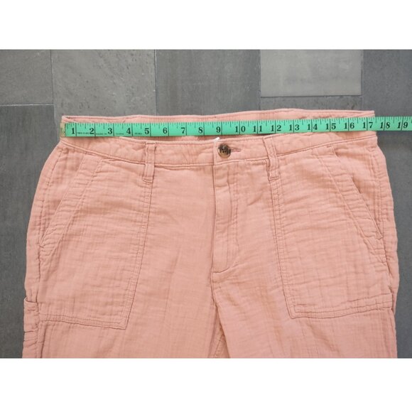 Old Navy High-Waisted Slouchy Cropped Tapered Workwear Pants - 10 - Picture 8 of 10